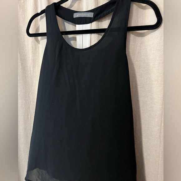 The Basic Sheer Black Racerback Tank - Picture 2 of 5